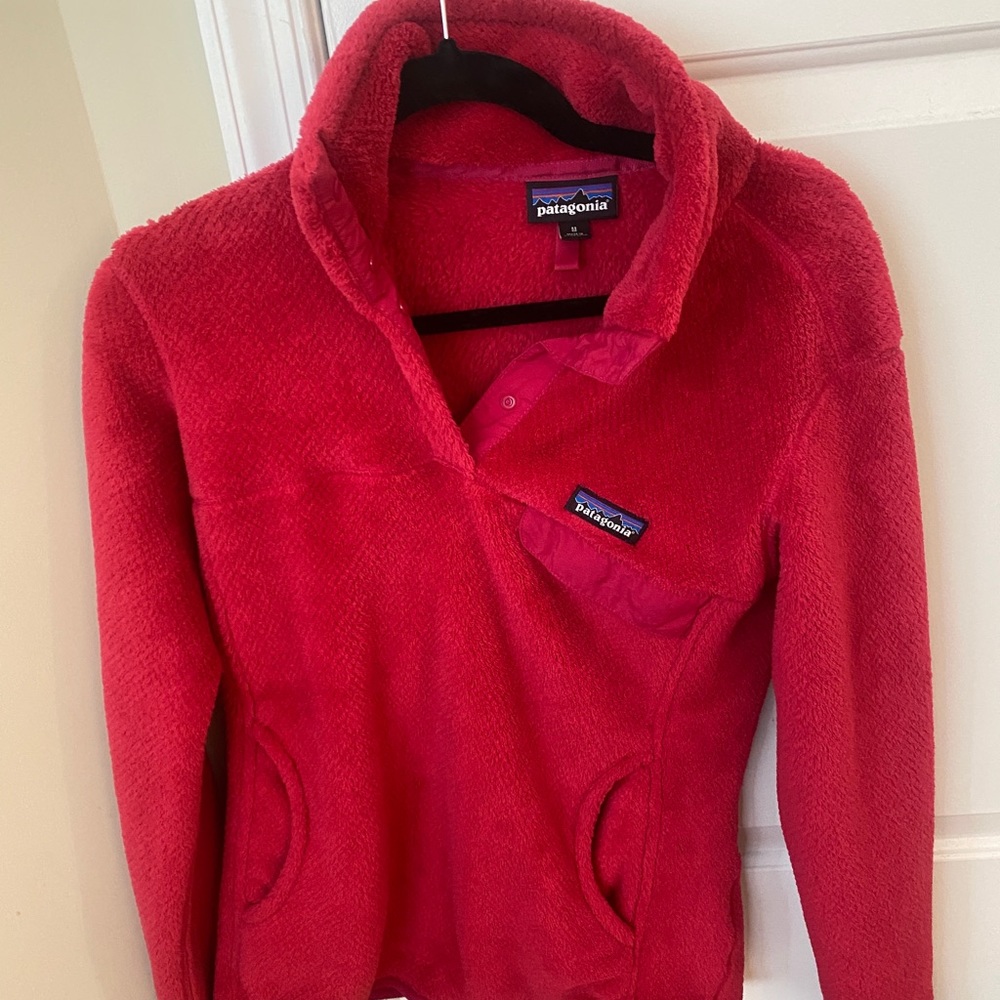 Pink Patagonia fleece